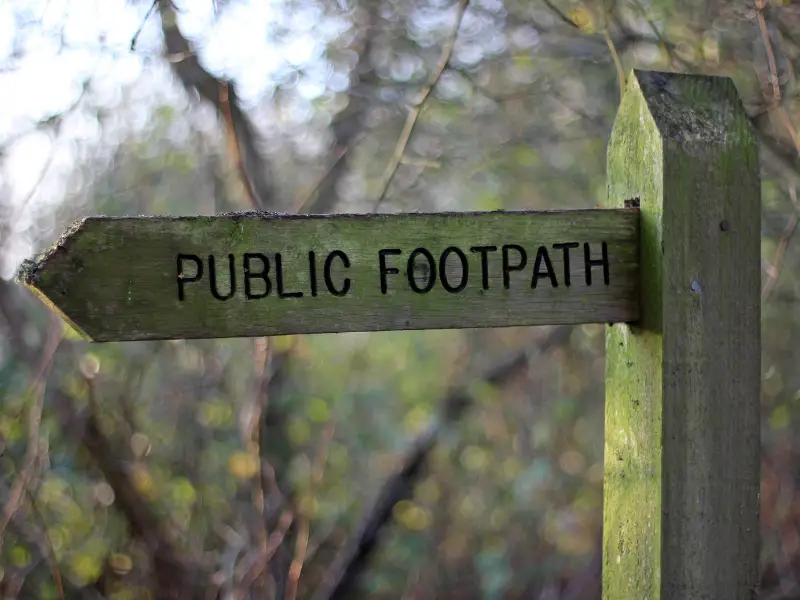 Public Footpath: UK Walks