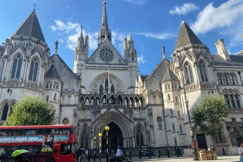 Royal Courts of Justice in London.