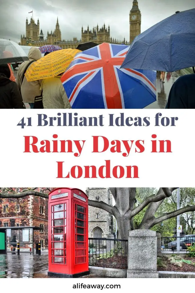 Rainy Days in London Pinterest