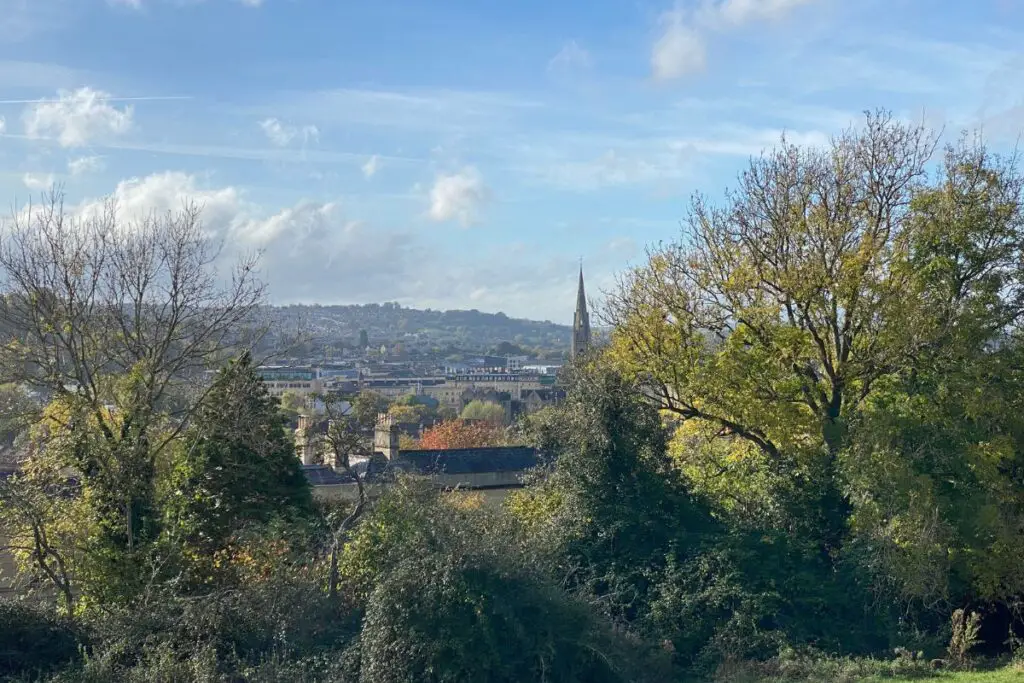 View of Bath from Bath Skyline
