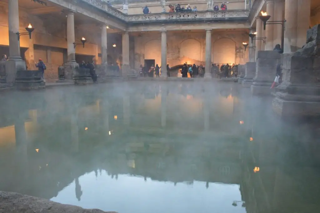 Roman Baths winter