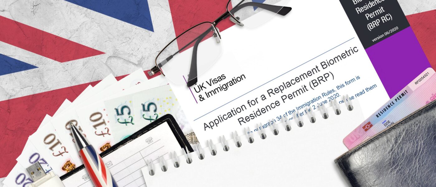 Can I move to the UK? Image of residence permit and application