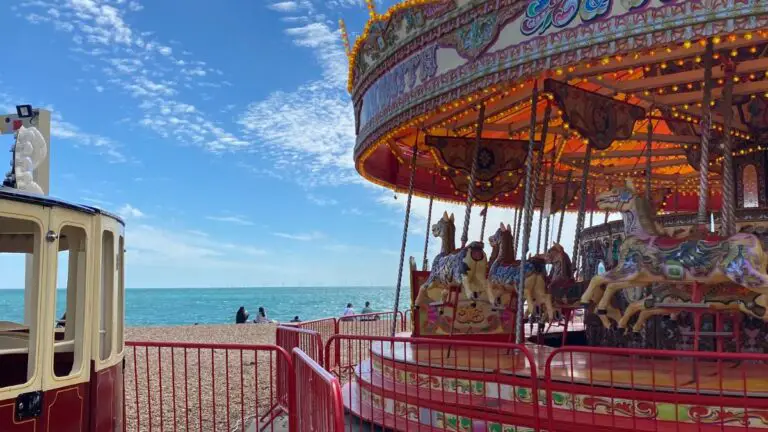 Carousel on Brighton Beach England