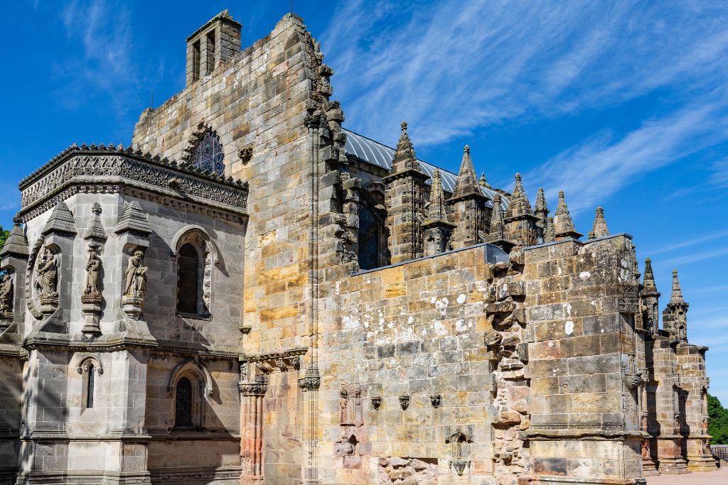 Day trips from Edinburgh: Rosslyn Chapel stonework