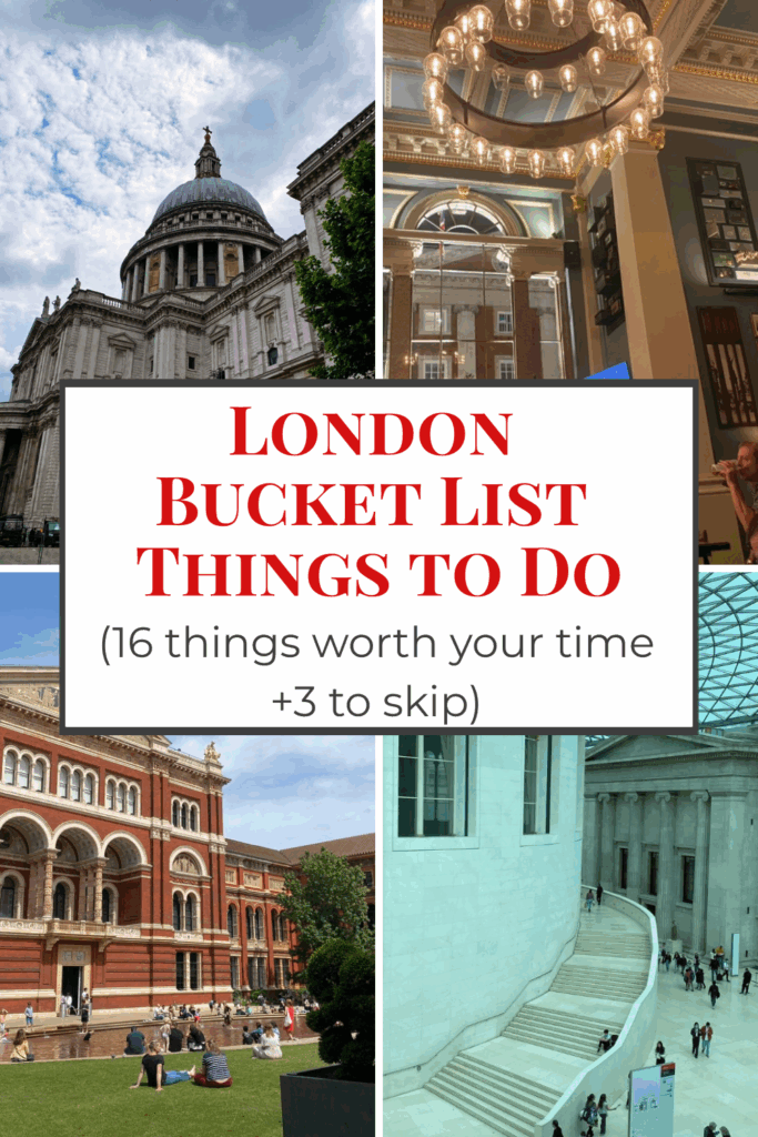 St Paul's Cathedral, Old Bank of England pub, V&A Museum, British Museum