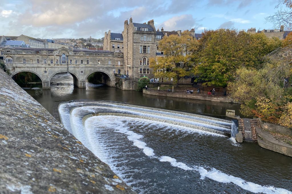 Pulteney Bridge in Bath England - one of the best day trips from London