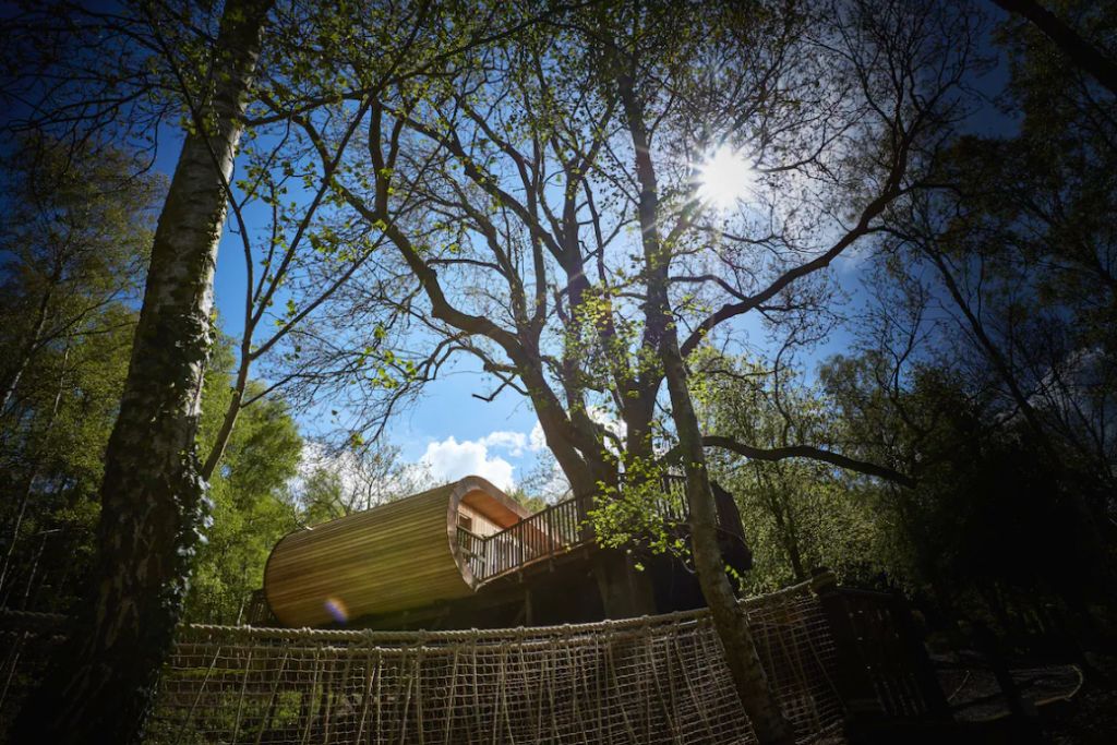 The Fish Hotel treehouse in the Cotswolds